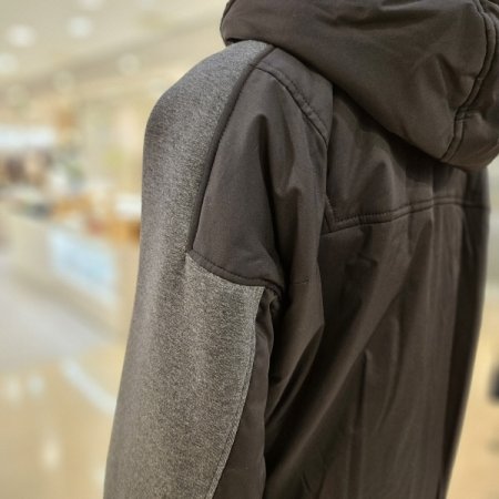 밑단트임 언발 후드 점퍼