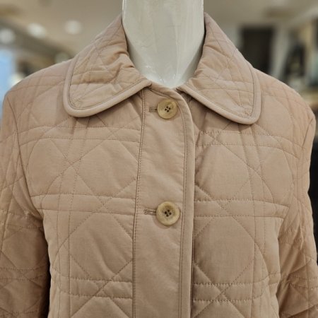 양포켓 카라 누빔 재킷