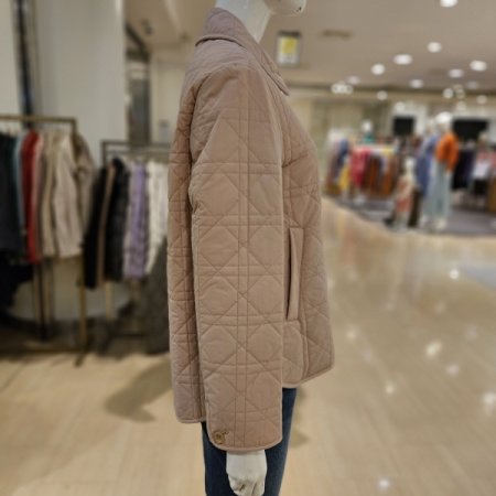 양포켓 카라 누빔 재킷