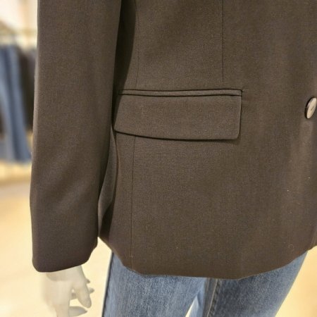 싱글 투버튼 긴팔 카라 재킷