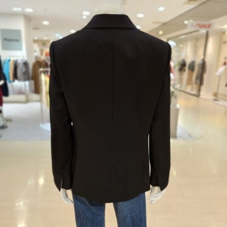 싱글 투버튼 긴팔 카라 재킷