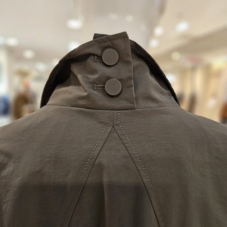 소매배색 롱 트렌치재킷