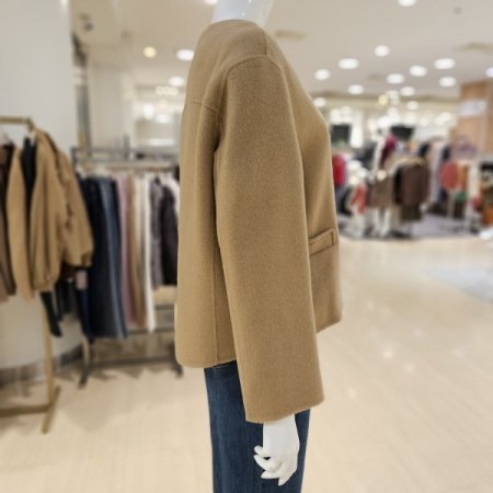 울혼방 핸드메이드 집업 재킷