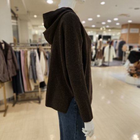 오버핏 집업 후드 가디건