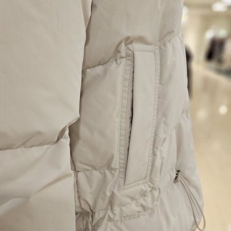 탈착 폭스카라 덕다운 패딩점퍼