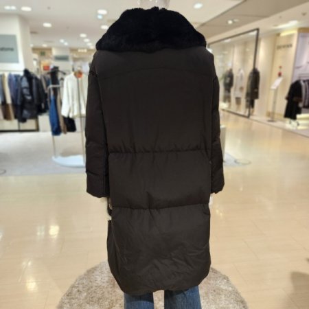 렉스퍼 와이드 카라 구스다운 패딩