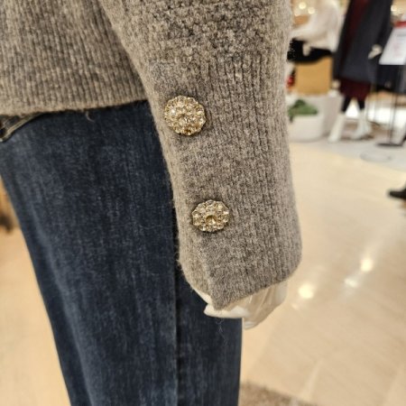 반터틀넥 오버핏 니트