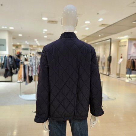 뒷 누빔 집업 점퍼