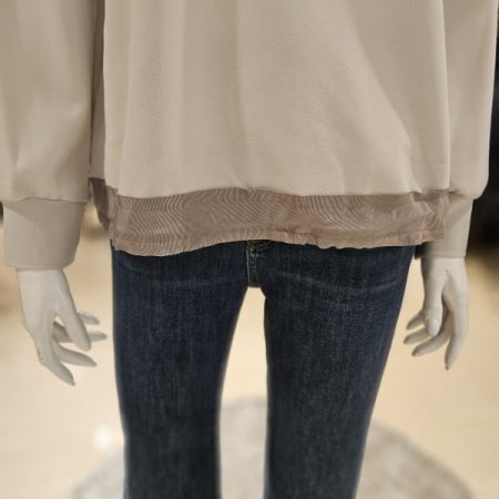 로고 라운드패치 카라 티셔츠