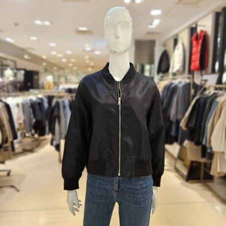 레터링 트임 집업 항공점퍼