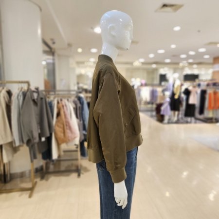 레터링 트임 집업 항공점퍼