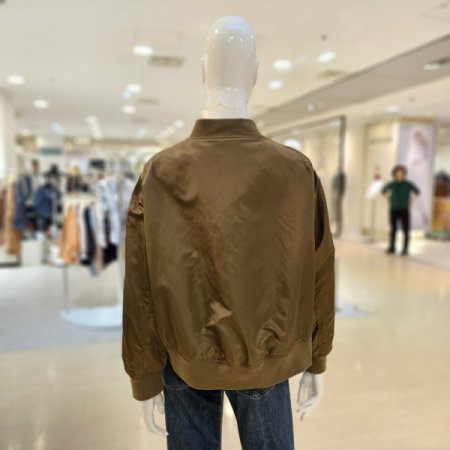 레터링 트임 집업 항공점퍼