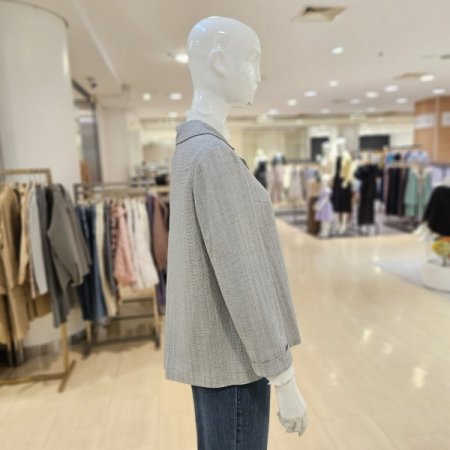 밑단 옆트임 쓰리버튼 싱글재킷