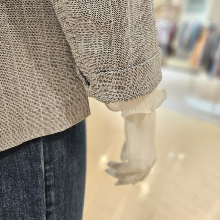 밑단 옆트임 쓰리버튼 싱글재킷