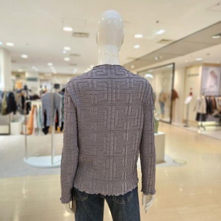 글리터 미로패턴 플리츠 티셔츠