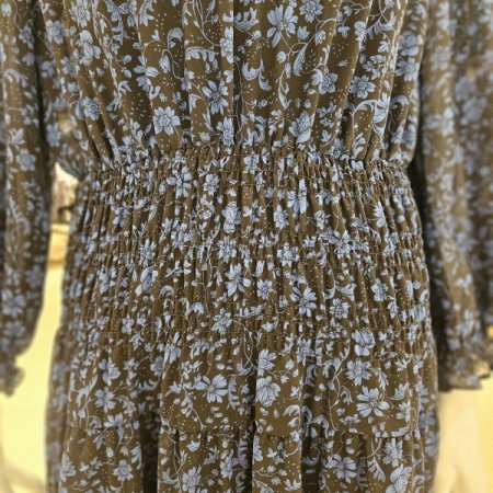 꽃무늬 롱원피스 이너 세트