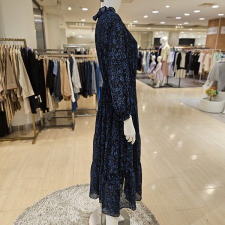 꽃무늬 롱원피스 이너 세트