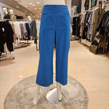 뒷밴딩 면스판 와이드팬츠