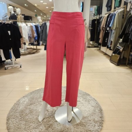 뒷밴딩 면스판 와이드팬츠