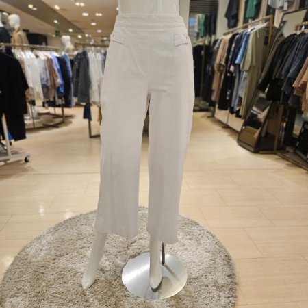 뒷밴딩 면스판 와이드팬츠