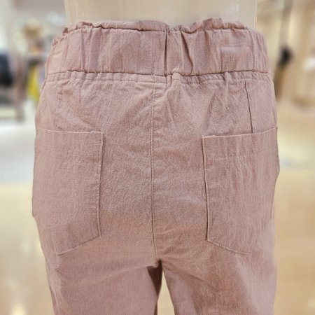 밴딩 배기핏 면혼방 팬츠