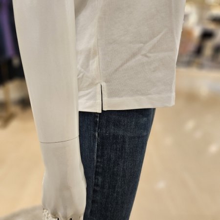 레터링프린트 면 반팔 티셔츠