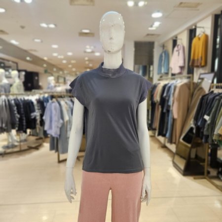 반폴라 캡소매 쿨 티셔츠