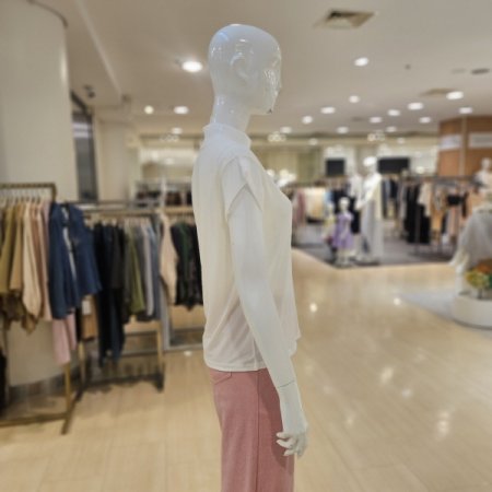 반폴라 캡소매 쿨 티셔츠