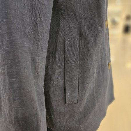 스티치 라인 차이나 7부 재킷