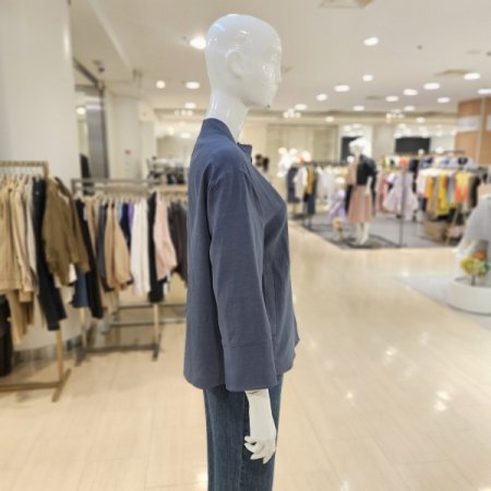 스티치 라인 차이나 7부 재킷