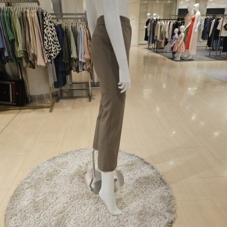 뒷밴딩 세미 부츠컷 팬츠