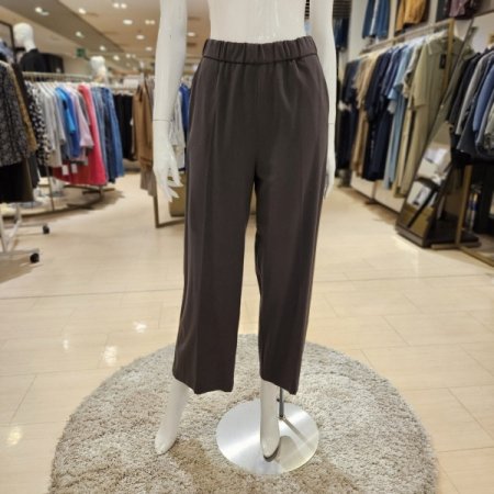 허리밴딩 스판 일자와이드팬츠