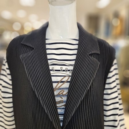 옆트임 플리츠 카라 베스트