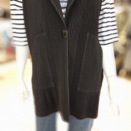 옆트임 플리츠 카라 베스트