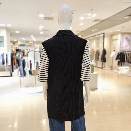 옆트임 플리츠 카라 베스트