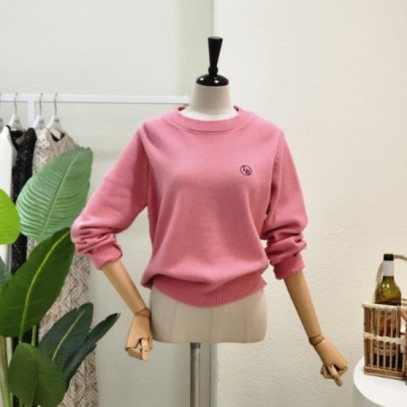 심플 라운드넥 니트