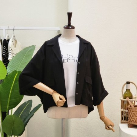 빅포켓 루즈핏 7부 자켓