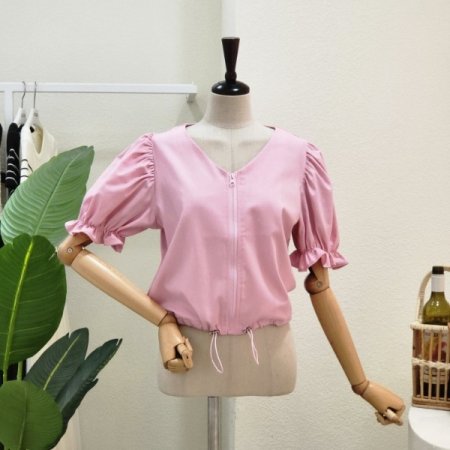 퍼프 포인트 스트링 숏점퍼