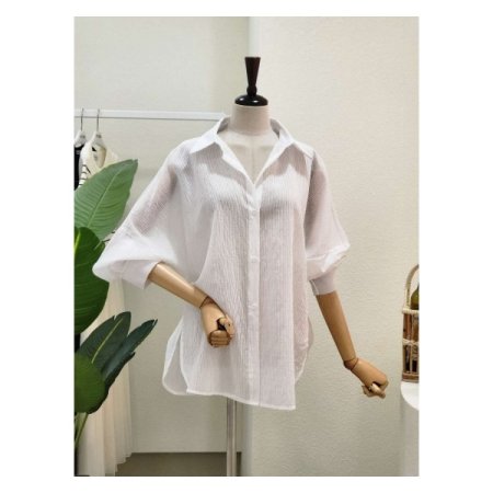 썸머 스트라이프 루즈핏 셔츠
