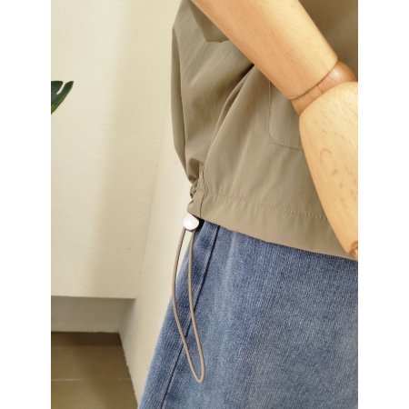 케이프 후드 집업 점퍼