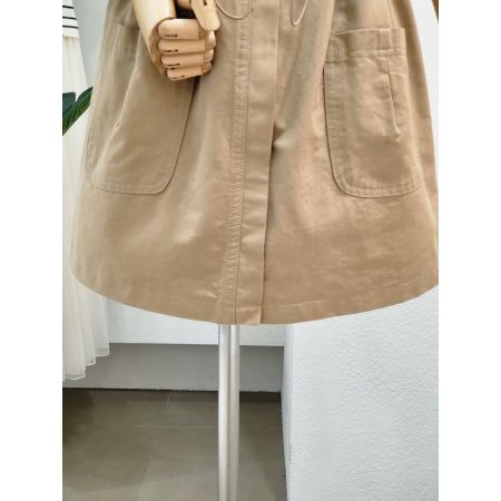 투포켓 스트링 미니 스커트