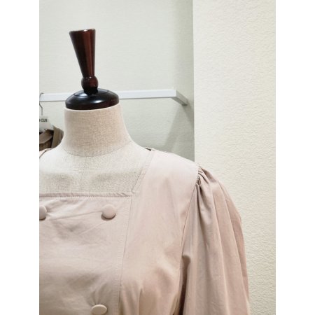 더블 포인트 벨티드 롱원피스