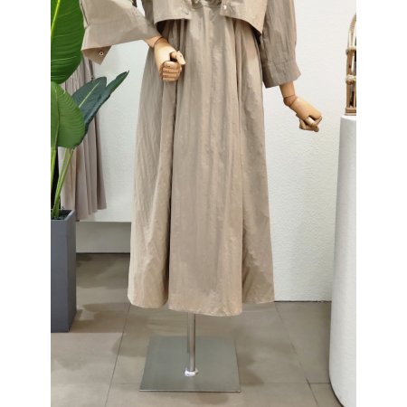 A라인 스트링 원피스 자켓 세트