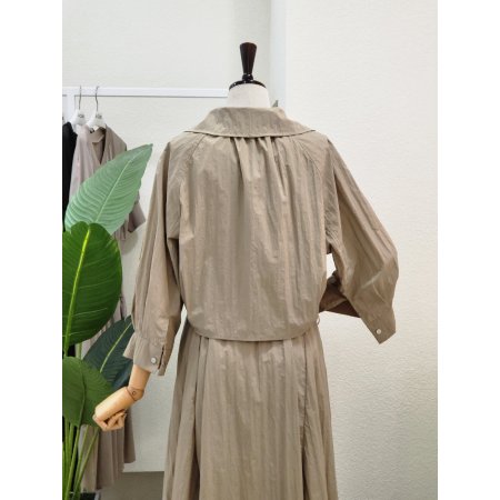 A라인 스트링 원피스 자켓 세트