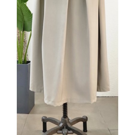 브이넥 A라인 뷔스티에 롱원피스