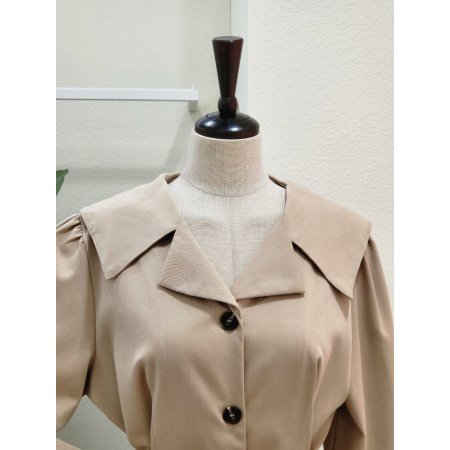 빅카라 벨티드 A라인 롱원피스