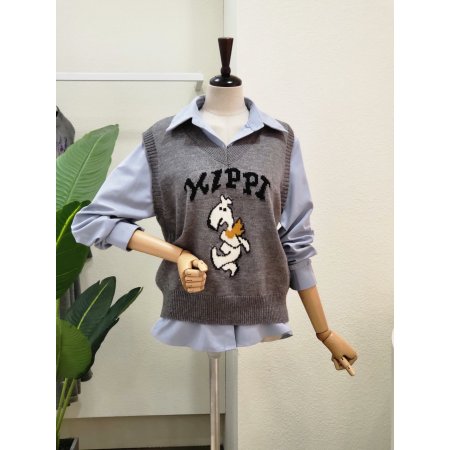 캐릭터 베스트 셔츠 세트