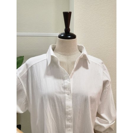 클래식 코튼 무지 셔츠