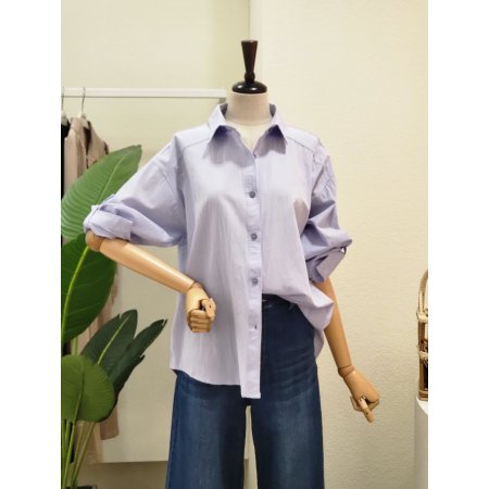 클래식 코튼 무지 셔츠