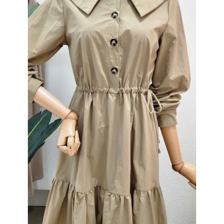 세일러 카라 티어드 원피스